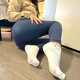 white socks