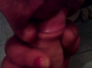 pompino con bevuta..